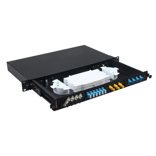 Fibre Channel Patch Panel SC, ST, LC, FC-D-flange or blank adapter panels